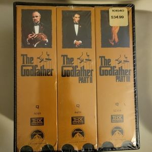 The Godfather Collection ~ NOS ~ 1997 Paramount ~ 6 VHS Tapes ~ Original Pkg